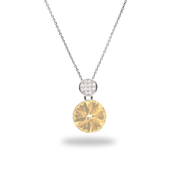 naszyjnik z kryształami Swarovski