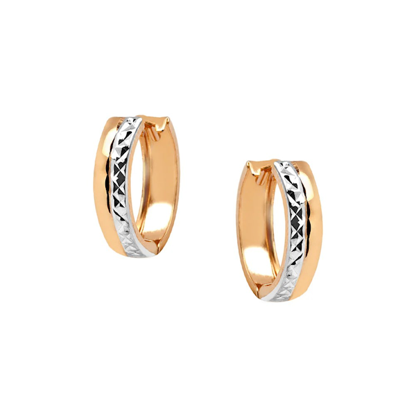 kolczyki złoto koła