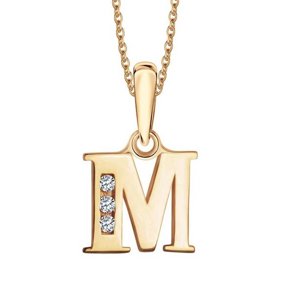 zawieszka literka złoto