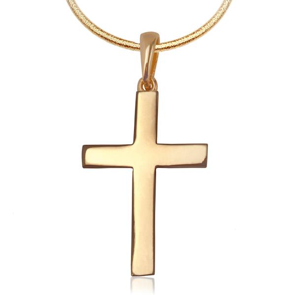 zawieszka krzyżyk złoto