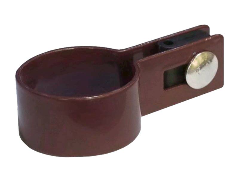 OBEJMA PANELA KOŃCOWA fi 60 RAL8017 BRĄZ