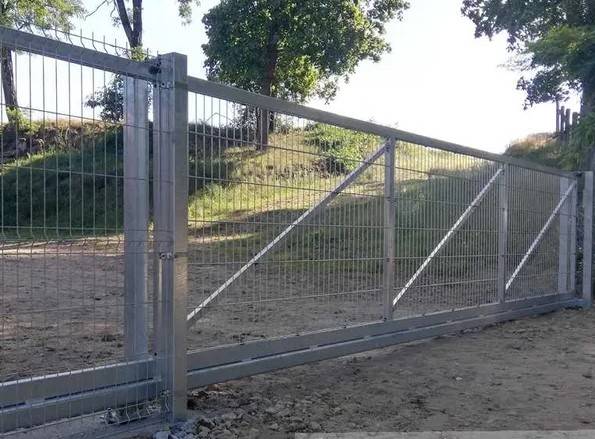 BRAMA PRZESUWNA PANEL 4,0m/1,2m OCYNK