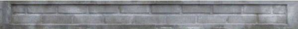 PŁYTA BETONOWA CEGIEŁKA 252CMx0,25CM NA CEOWNIK