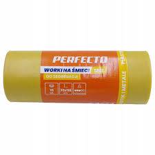 worki na odpady żółte Perfecto 120l/10szt