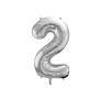 BALON FOLIOWY 2 86CM SREBRNY