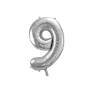 BALON FOLIOWY 9 86CM SREBRNY