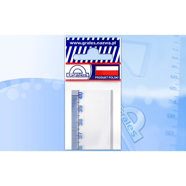 LINIJKA 40 CM BL LES