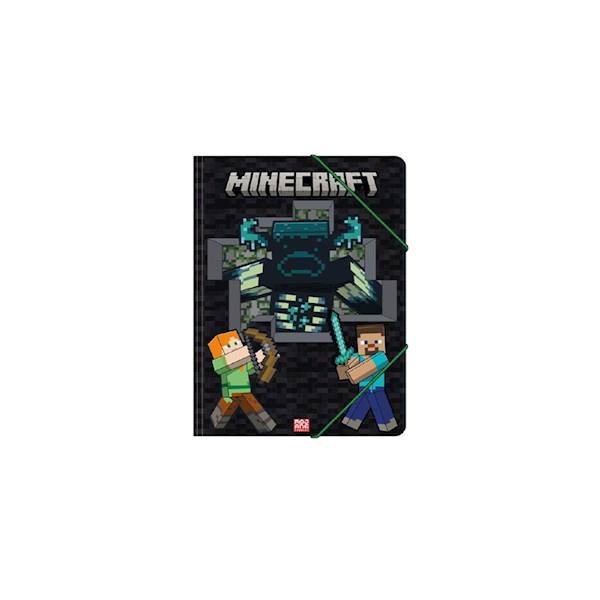 TECZKA Z GUMKĄ A4 MINECRAFT