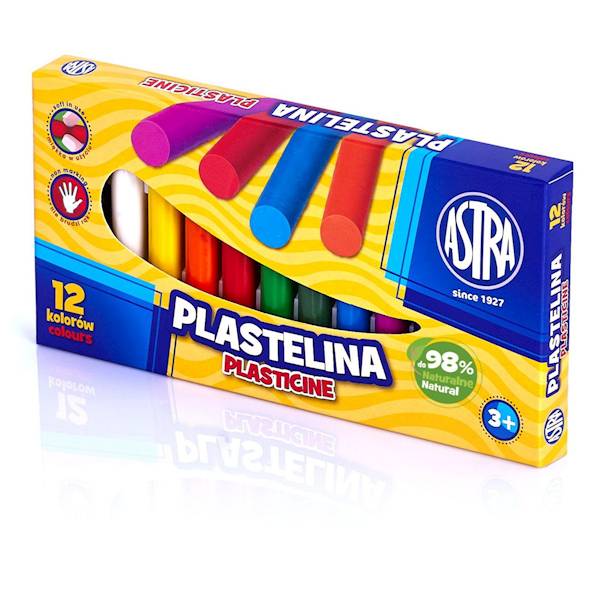 Plastelina 12kolorów
