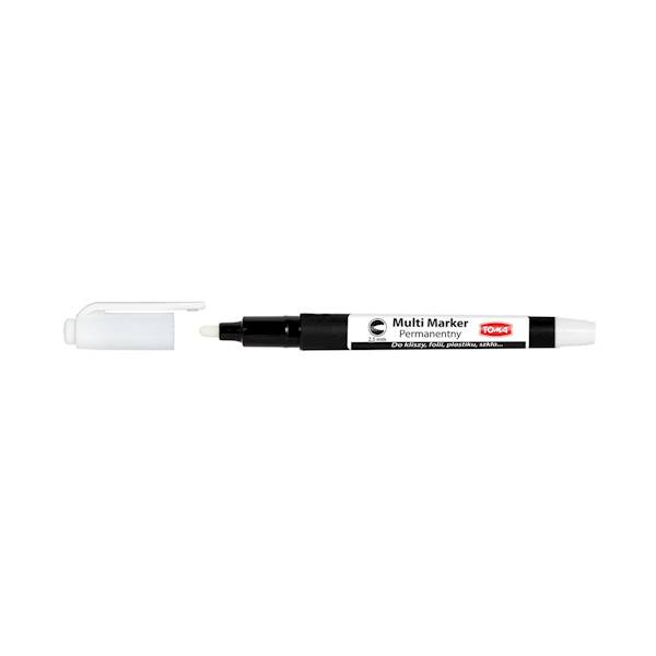 Marker permanentny biały wkład biały 2,5mm okrągła