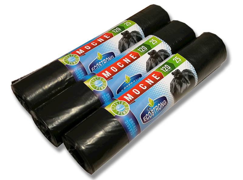 Worki LDPE 120L (25szt.)  Ecostrong Sipeko