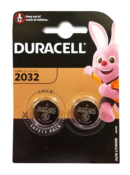 BATERIA  Duracell CR2032 3V GUZIK BL.2szt.