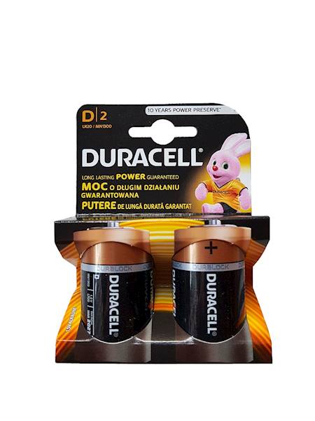 BATERIA  Duracell LR20 BL. op-2szt