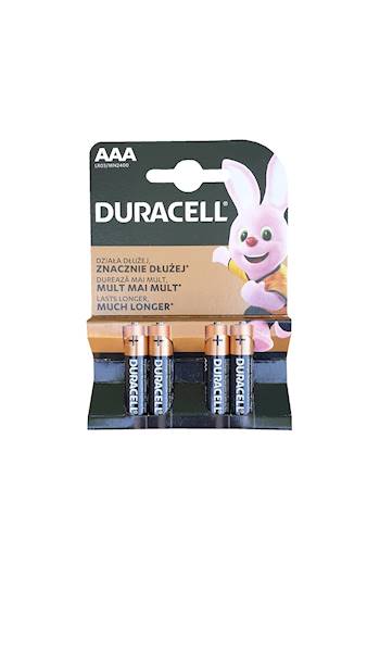 BATERIA  Duracell LR03 BL.op.4szt