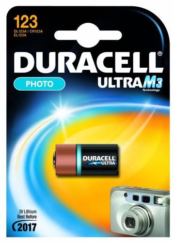 BATERIA  Duracell CR123