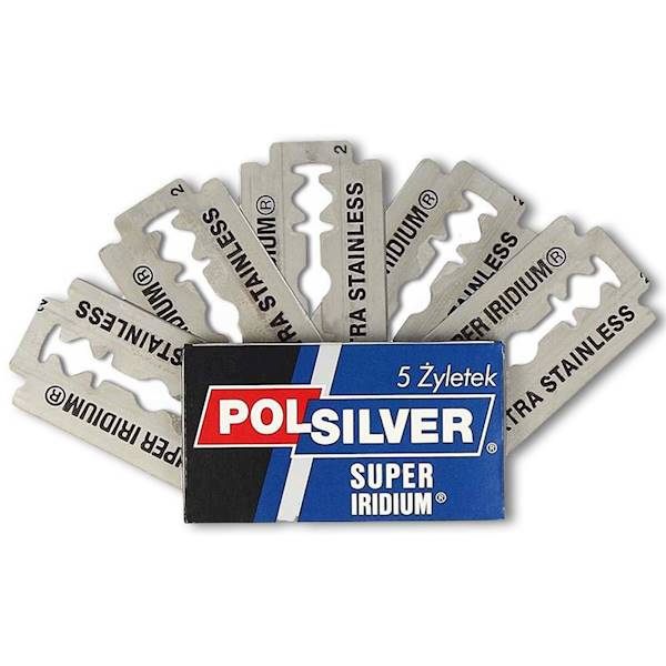 Żyletki Polsilver Super Irydium 5szt.