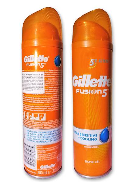 GILLETTE Żel FUSION 5 Ultra Cooling 200ml op-1szt