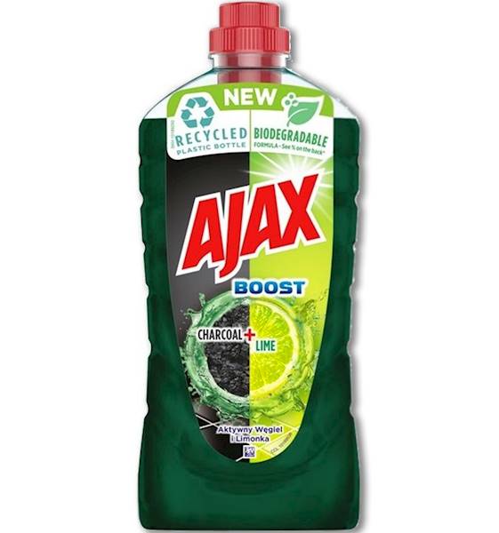 Ajax Płyn  Limonka+Aktywny Węgiel 1L