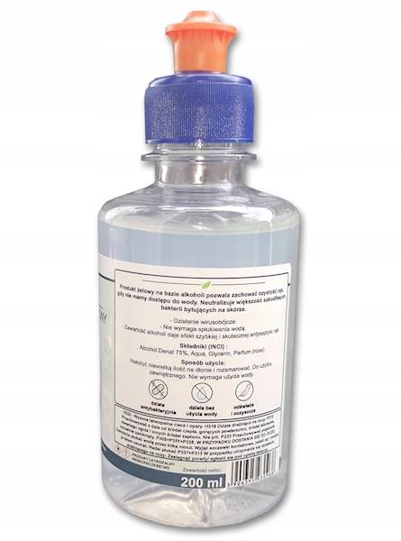 Żel Antybakteryjny 200ml. LERCO