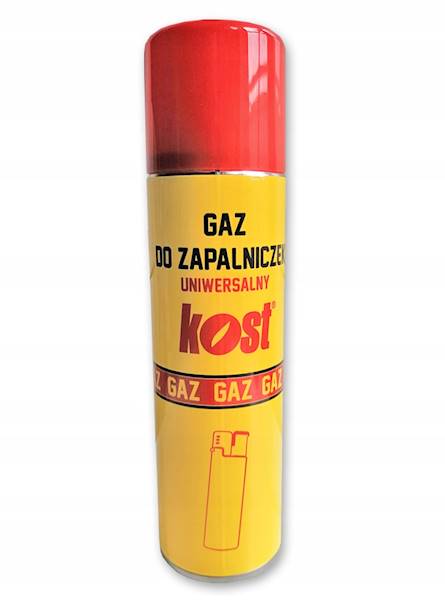 GAZ do zapalniczek 250ml. KOST A-1szt