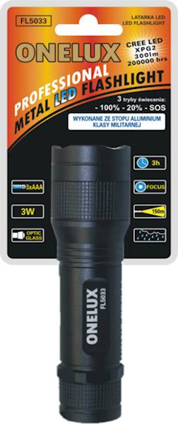 Latarka Onelux Led Cree 5W/3AAA/F  FL5033