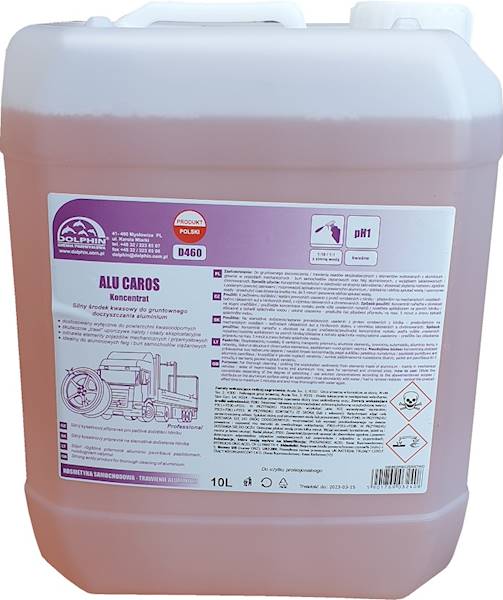 DOLPHIN  Alu Caros 10 L. (Mocny Środek do Felg)