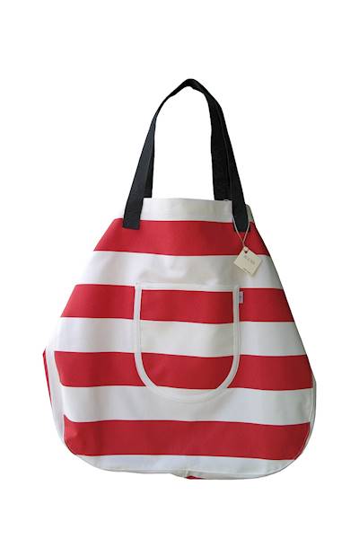 TORBA PLAŻOWA CZERWONE MAKI XXL