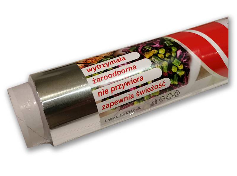 FOLIA Aluminiowa Spożywcza 290mm/14mic/1kg 