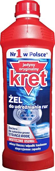 KRET Żel do Rur 500 ml.
