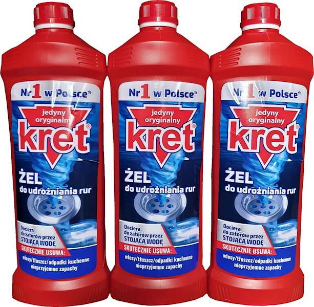 KRET Żel do Rur 500 ml.