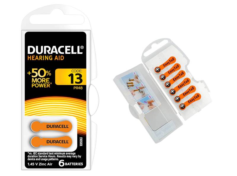 BATERIA  Duracell DA 13 ACTIVAR HG0 Słuchowa