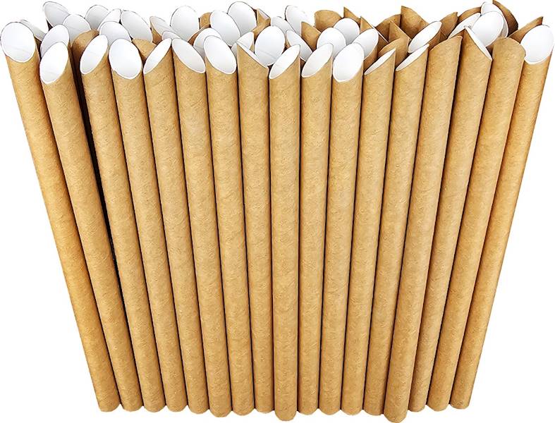 Słomka Papierowa fi 12mm dł 210mm a200 (Kraft Skos