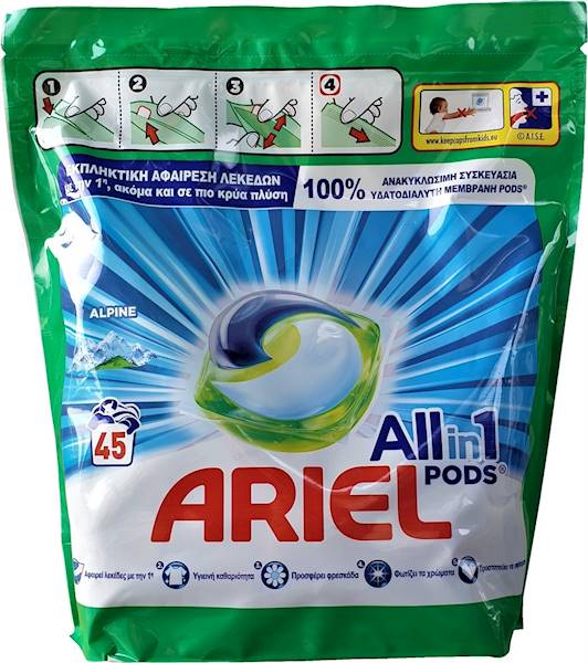 Ariel Kapsułki 3w1 Do Białego ALPINE A'45