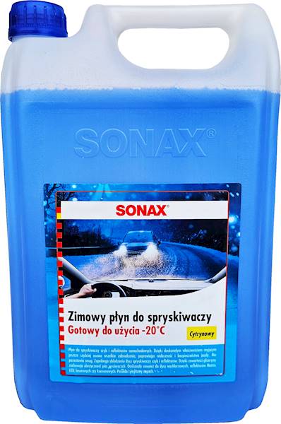 Płyn Zimowy do Spryskiwaczy SONAX Cytrynow -20C 4L