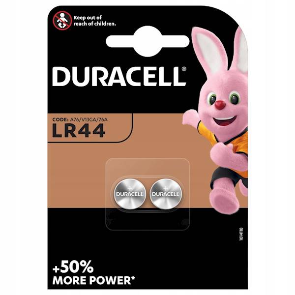 Bateria  Duracell  LR44 (A76) BL 1szt.