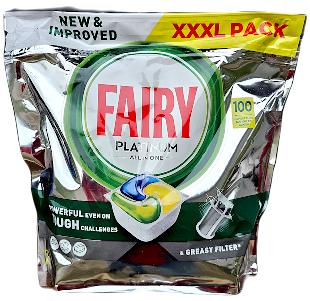 FAIRY Platinium LEMON A-100szt. Tab. do Zmywarki