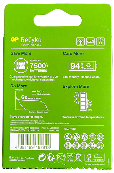 BATERIA GP Akumulator R6/4 BL.2500mAh