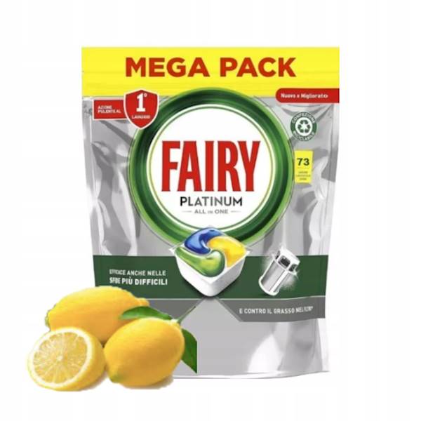 FAIRY Platinium LEMON Tab. do Zmywarki A-73szt.