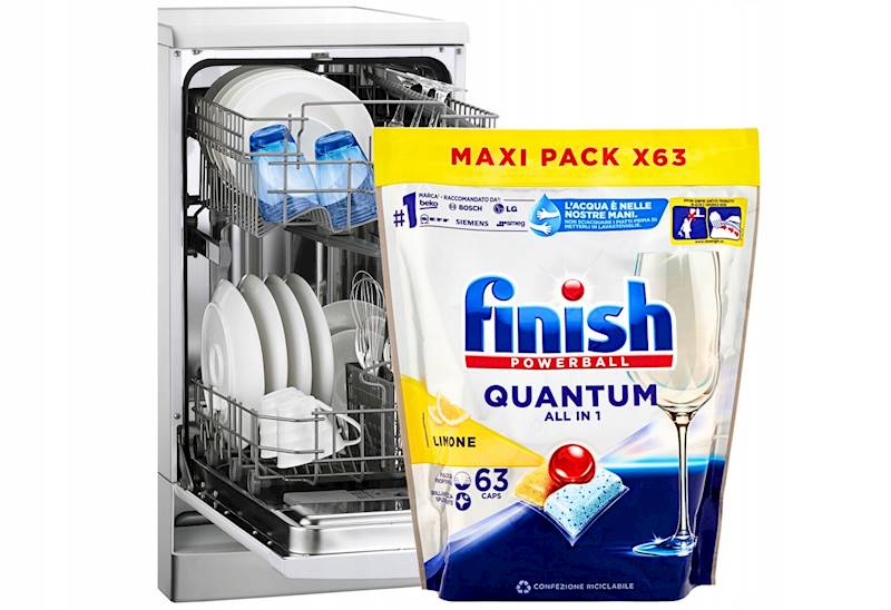 Finish Do Zmywarki QUANTUM 63 szt. Lemon