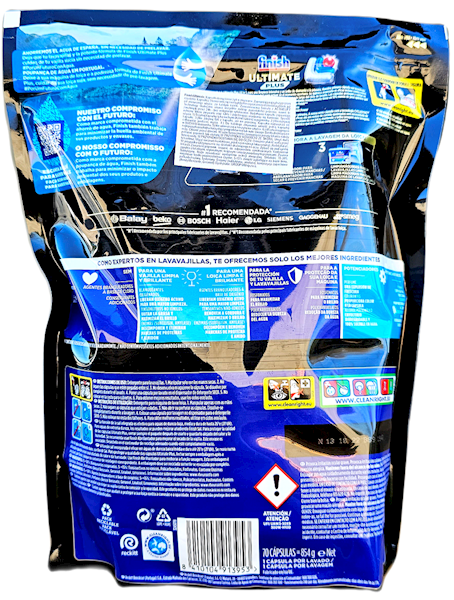 Finish Do Zmywarki Quantum Ultimate Plus Reg 72szt