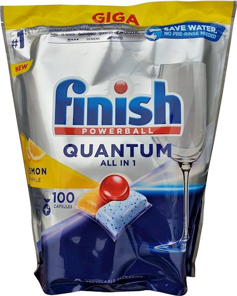 Finish Do Zmywarki QUANTUM 100 szt. Lemon