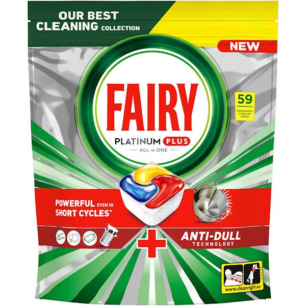 FAIRY Platinium PLUS Lemon Tab.op.59szt