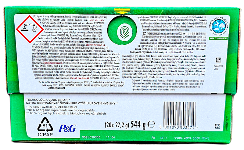 Ariel Kapsułki Do Białego A'19