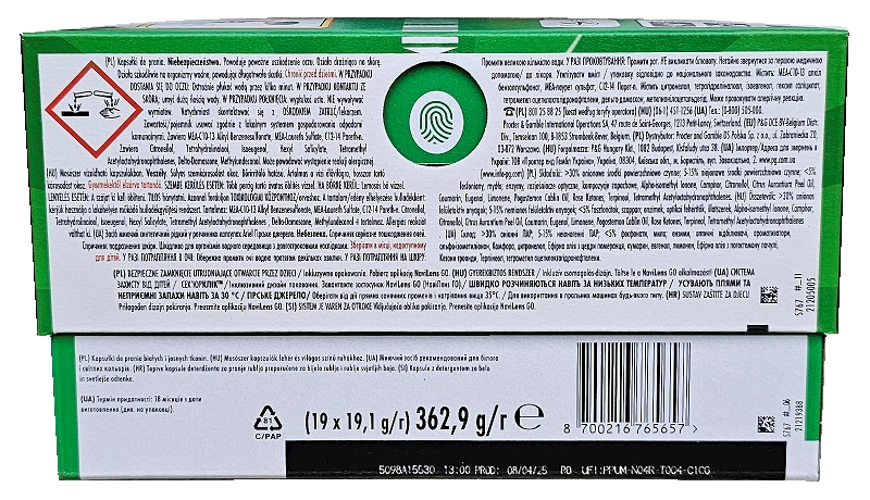 Ariel Kapsułki Do Białego A'19