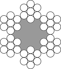 Lina stalowa 6x7-FC ocynk. 4,0mm