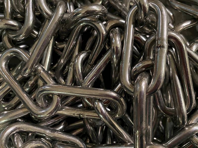 Łańcuch DIN763 ogn.długie nierdz.10,0