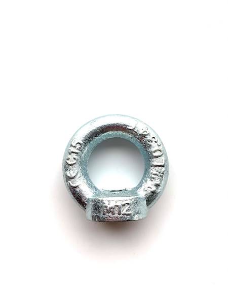 Oczko z nakrętką podobne do DIN582 ocynk.12,0mm