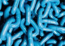 Łańcuch EN818-2 G100 10,0mm (niebieski)