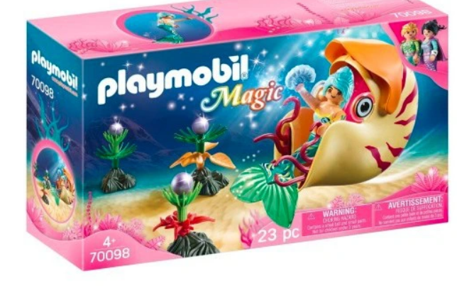 PLAYMOBIL SYRENKA W GONDOLI ŚLIMAKA 70098