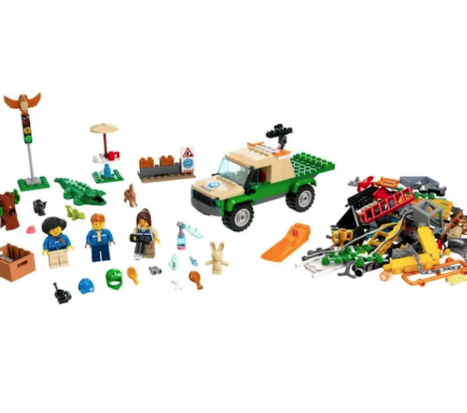 LEGO CITY MISJE RATOWANIA DZIKICH ZWIERZAT 60353 +